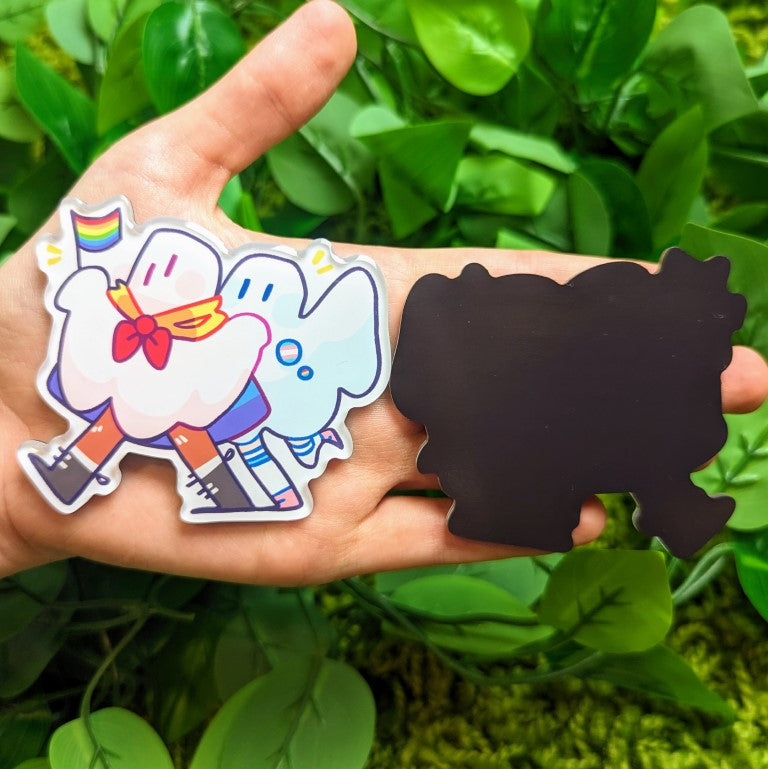 Pride Parade Ghost Magnet
