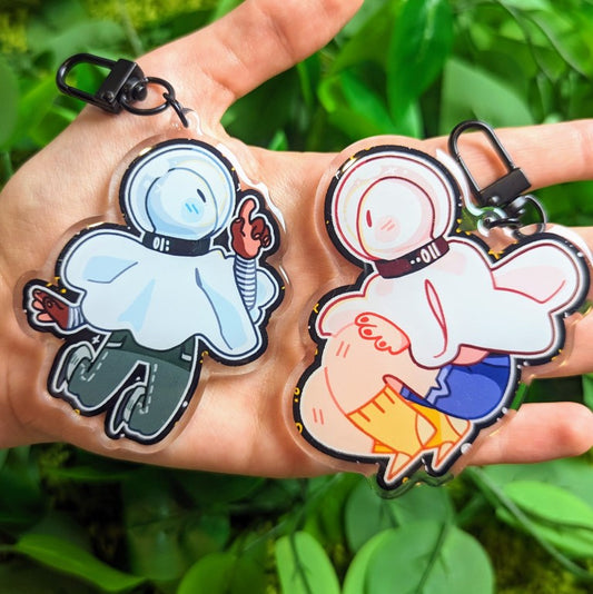 Space Ghost Duo Keychains