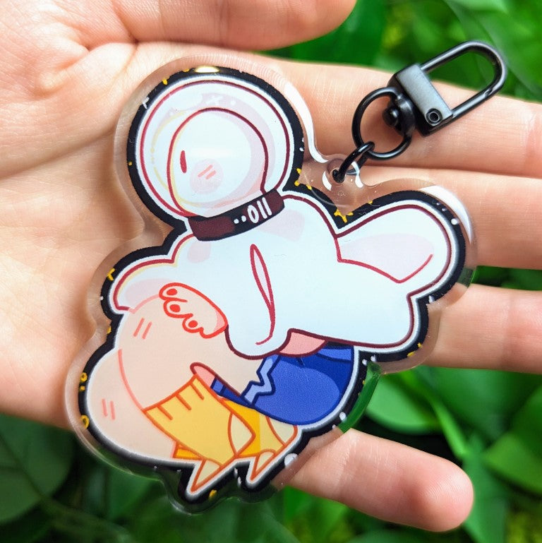 Space Ghost Duo Keychains