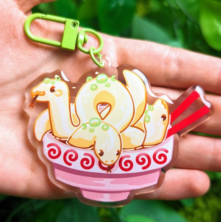 Snake Udon Keychain