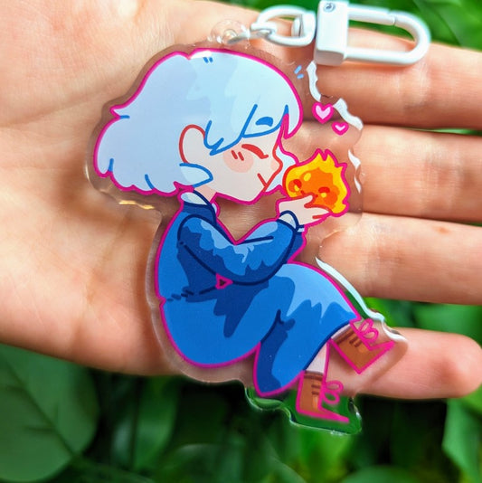 Howl and Sophie Keychains