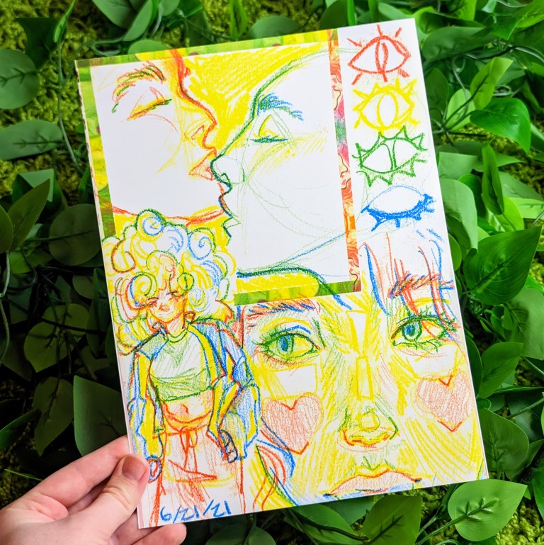 Crayon Sketchbook Print 8.5x11