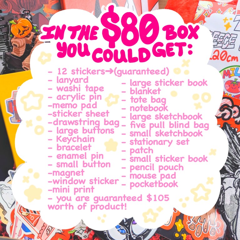 List of what might come in the $80 creepy mystery gift box