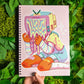 Drippy Pastel TV Head Notebook