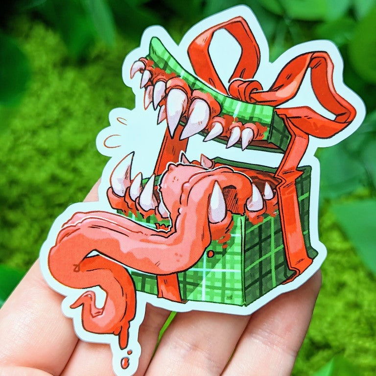 Creepy Christmas Gifts Stickers