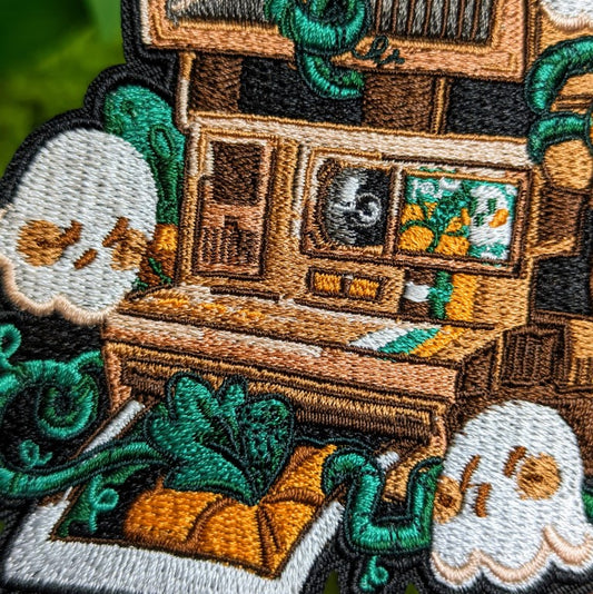 Pumpkins and Ghosts Instant Camera Patch