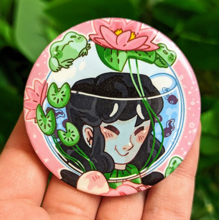 Fishbowl Cutie Large Buttons