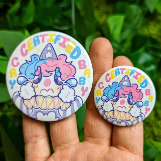Certified Crybaby Buttons