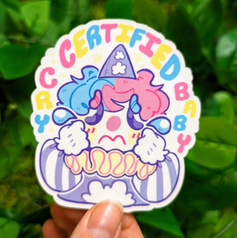 Certified Crybaby Sticker