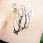 Dripping Gore Animal Temporary Tattoos