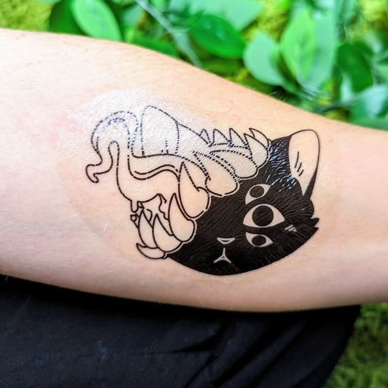 Dripping Gore Animal Temporary Tattoos