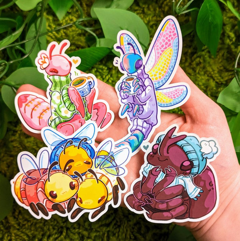 Bug Sticker Cartoon Sweater Bug Stickers Blind Bag Series 4 – Milky Tomato