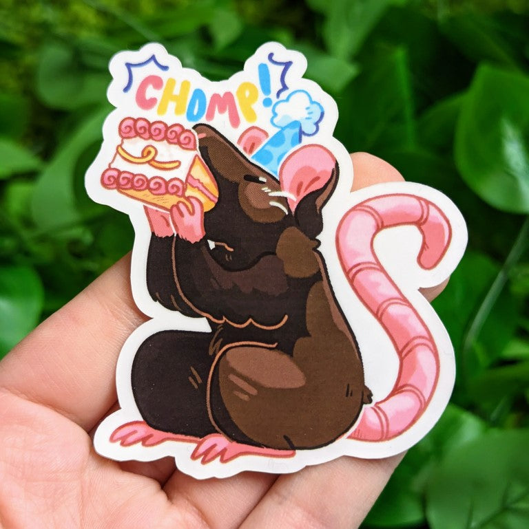 Rat Party Stickers – Milky Tomato