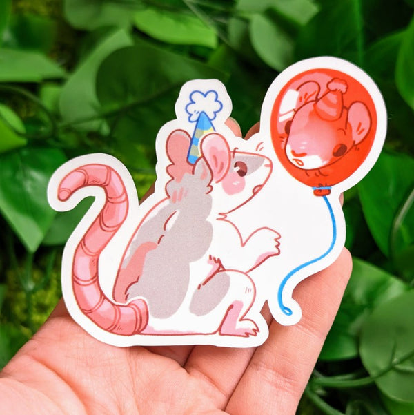 Rat Party Stickers – Milky Tomato