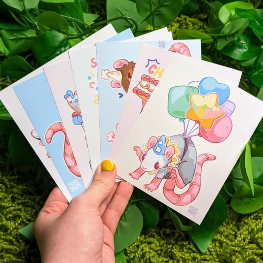 Rat Party Mini Prints