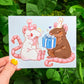 Rat Party Mini Prints