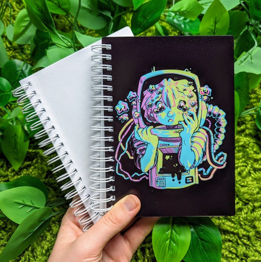 Space Girl V2 Pastel Small Reusable Sticker Book