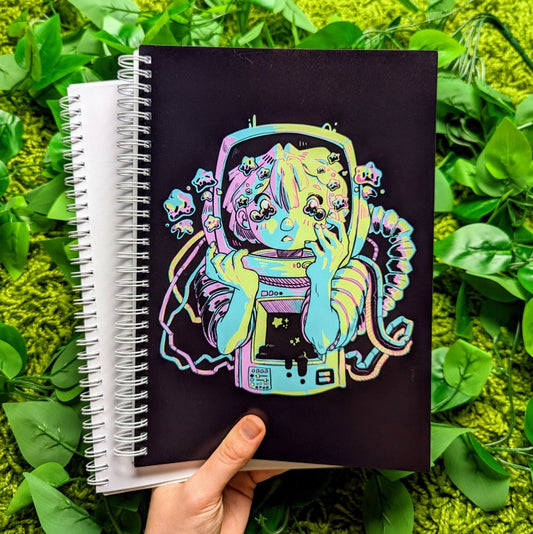 Space Girl V2 Pastel Large Reusable Sticker Book