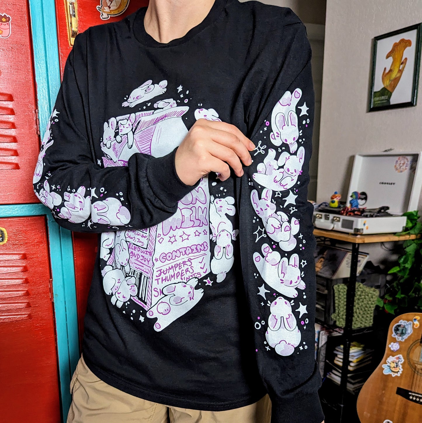 Long-Sleeved Space Bun Bun T-Shirt