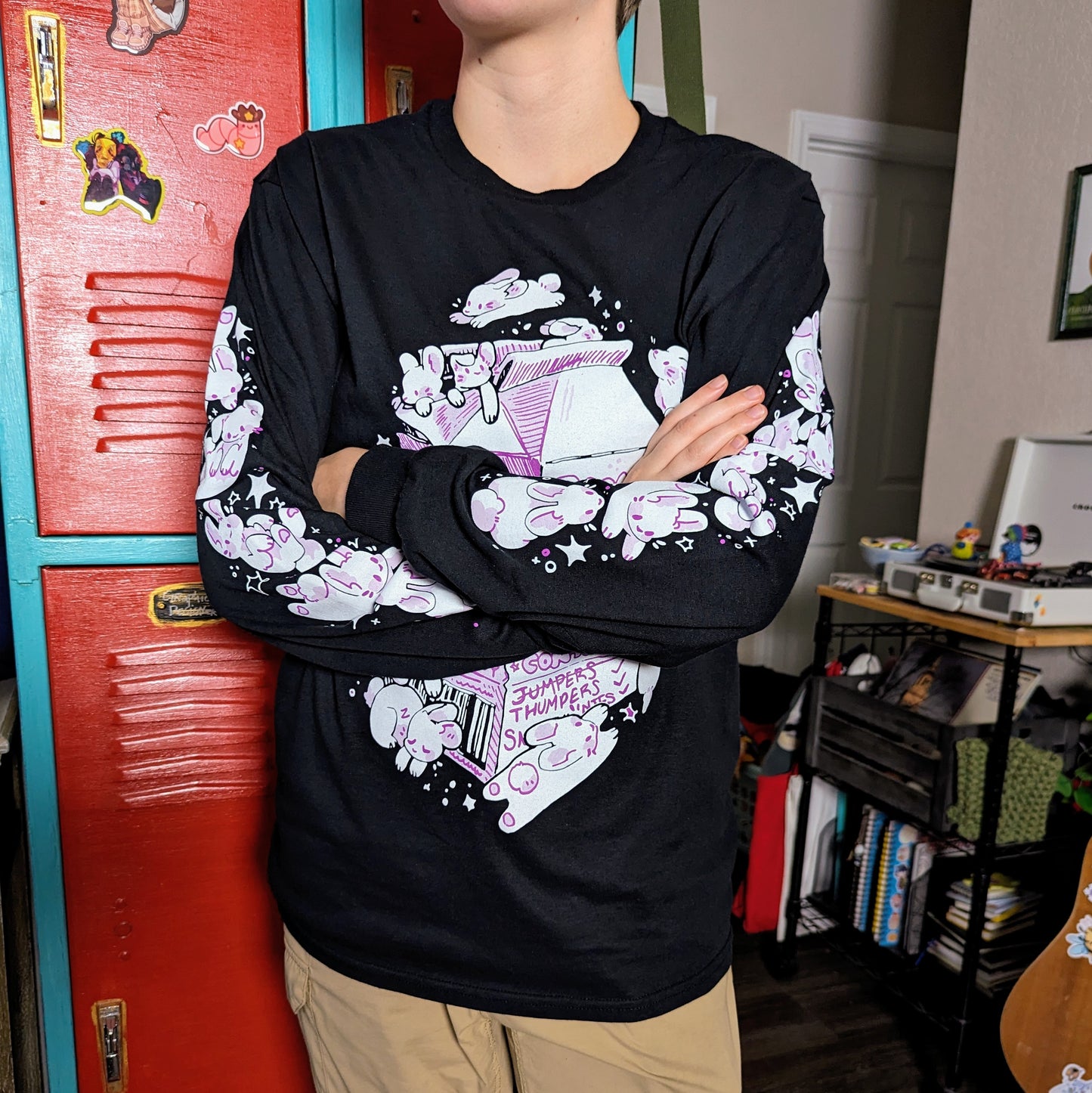 Long-Sleeved Space Bun Bun T-Shirt