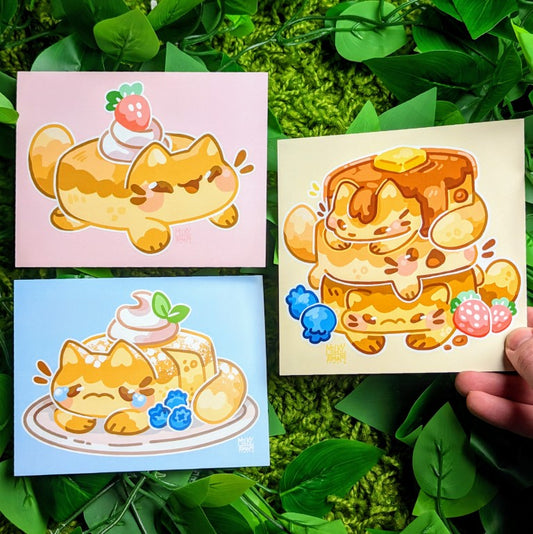 Pancake Kitty Mini Prints
