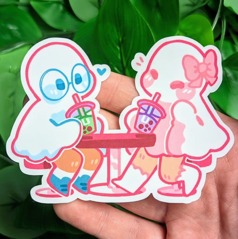 Ghost Date Stickers