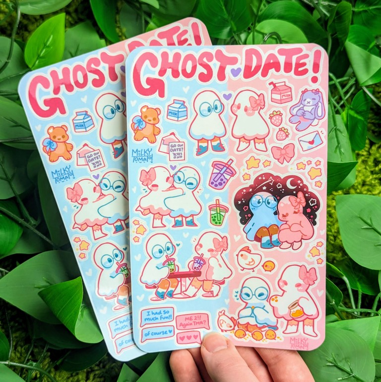 Ghost Date Sticker Sheet