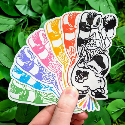 Sad Clown Stamp Stickers