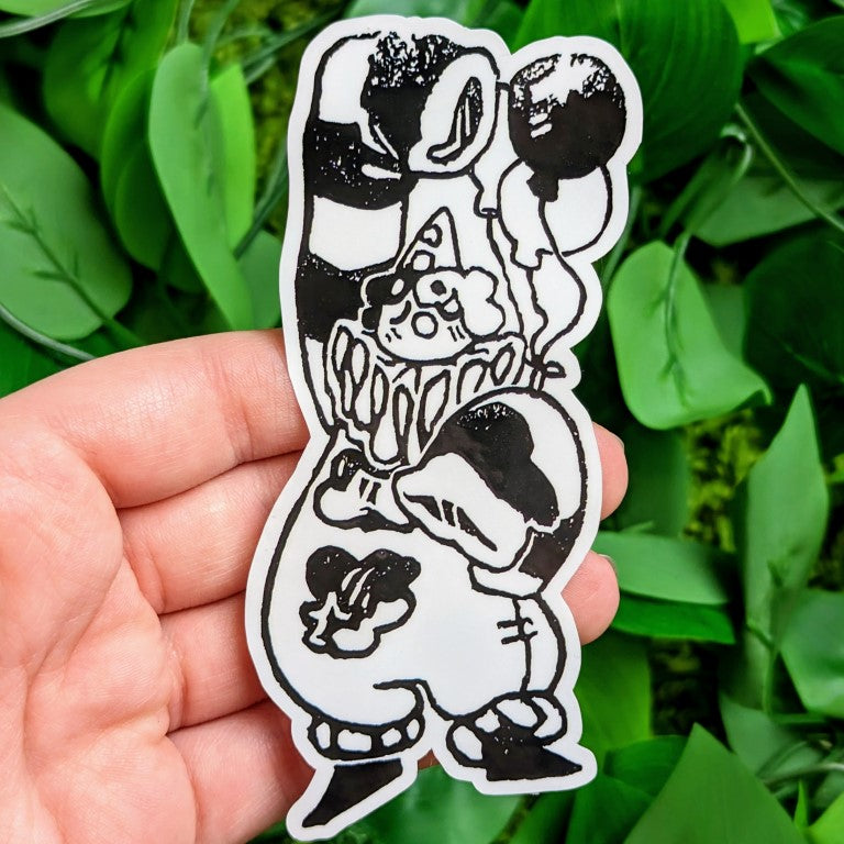 Sad Clown Stamp Stickers