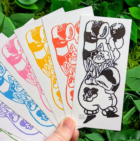 Sad Clown Stamp Mini Prints