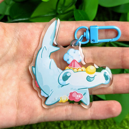 Clown Shark Keychains
