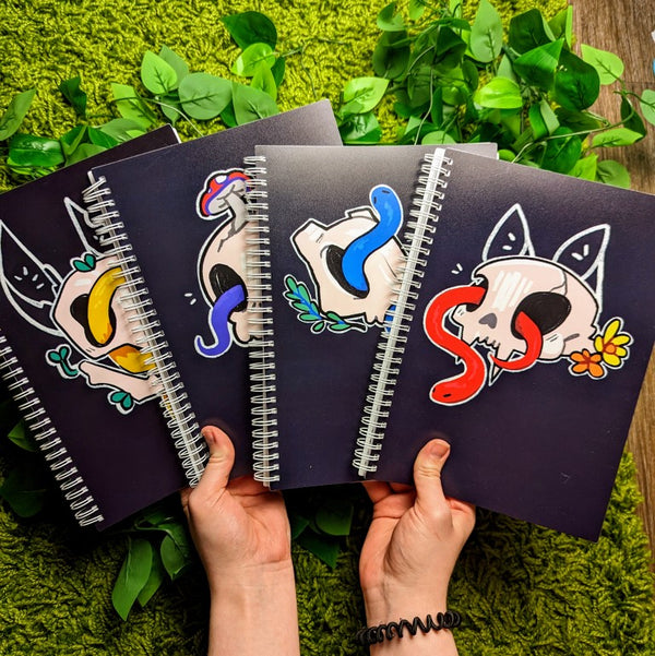 Snakes and Skulls Large Reusable Sticker Books – Milky Tomato