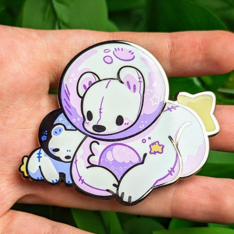 Moon Bear Enamel Pins