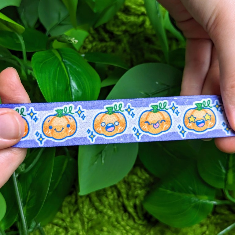 Emote Pumpkins Lanyard