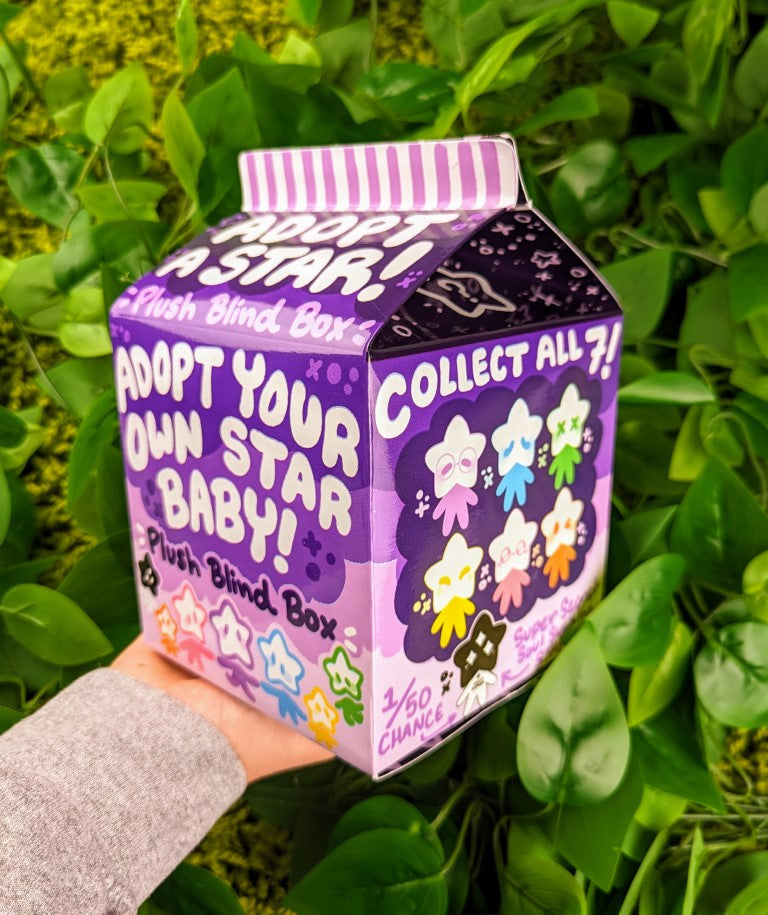 A second view of the star baby adoption milk carton.