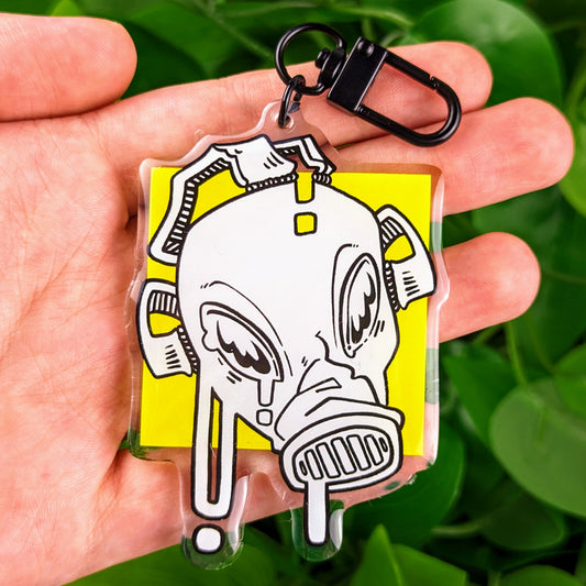 Gas Mask Girls Mask Keychains