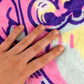 Space Girl V2 Pastel Throw Blanket
