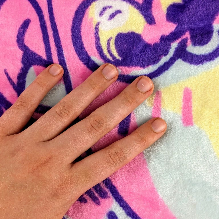 Space Girl V2 Pastel Throw Blanket