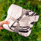 Space Girl V2 Black and White Throw Blanket