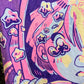Space Girl V2 Pastel Throw Blanket