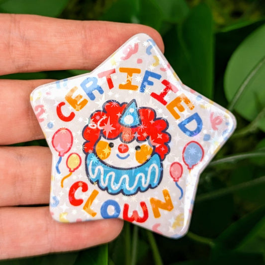 Star Certified Clown Buttons!