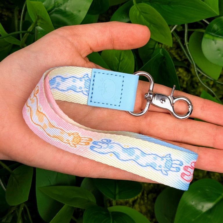 Long Cow Wrist Lanyard
