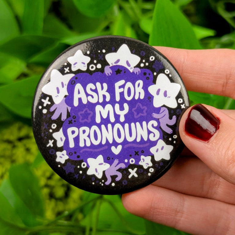 Star Baby Large Pronoun Buttons