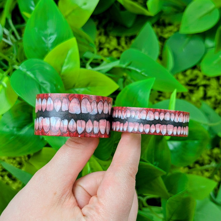 Creepy Teeth Washi Tape!