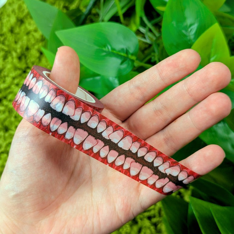 Creepy Teeth Washi Tape!