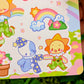 Sun and Moon Clown Sticker Sheet