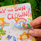 Sun and Moon Clown Sticker Sheet