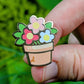 Flower Pot Mini Enamel Pin