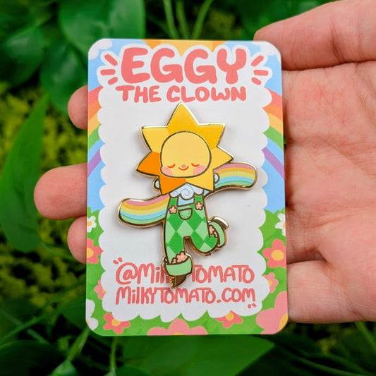 Sun Clown Enamel Pin