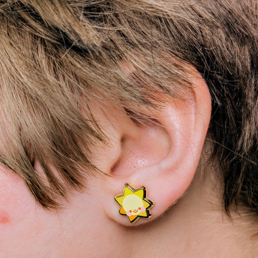 Sun Clown Earrings